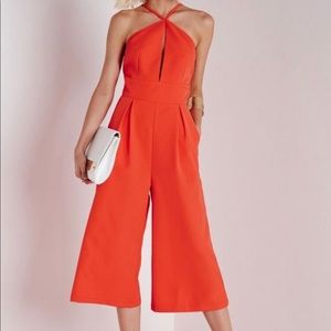 Missguided Keyhole Culotte Jumpsuit